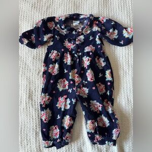 OshKosh B'gosh Navy Floral Baby Outfit